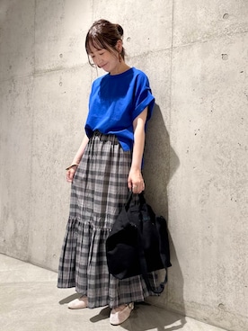 香織さん(レディース・154cm)の夏コーディネート