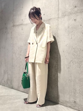 香織さん(レディース・154cm)の夏コーディネート