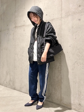 「冬の注目アウター」｜香織さん（レディース・154cm）の秋コーディネート