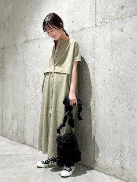 香織さん（レディース・154cm）の夏コーディネート