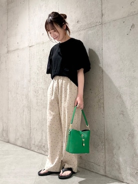 「SonnyLabel」｜香織さん（レディース・154cm）の夏コーディネート