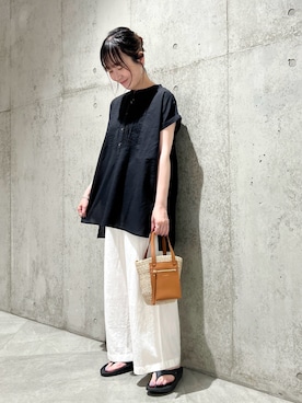 香織さん(レディース・154cm)の夏コーディネート