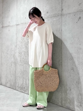 香織さん（レディース・154cm）の夏コーディネート