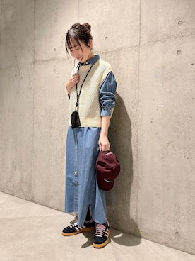 香織さん(レディース・154cm)の春コーディネート