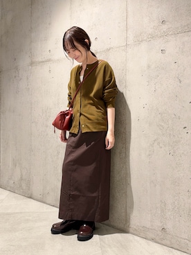 「URBAN RESEARCH Sonny Label（アーバンリサーチサニーレーベル）のアイテム」を使った、香織さん（レディース・154cm）の秋コーディネート