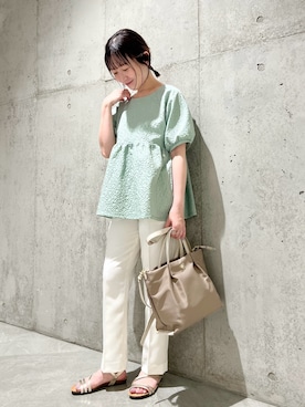 香織さん（レディース・154cm）の春コーディネート