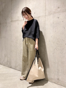 「URBAN RESEARCH Sonny Label（アーバンリサーチサニーレーベル）のアイテム」を使った、香織さん（レディース・154cm）の春コーディネート