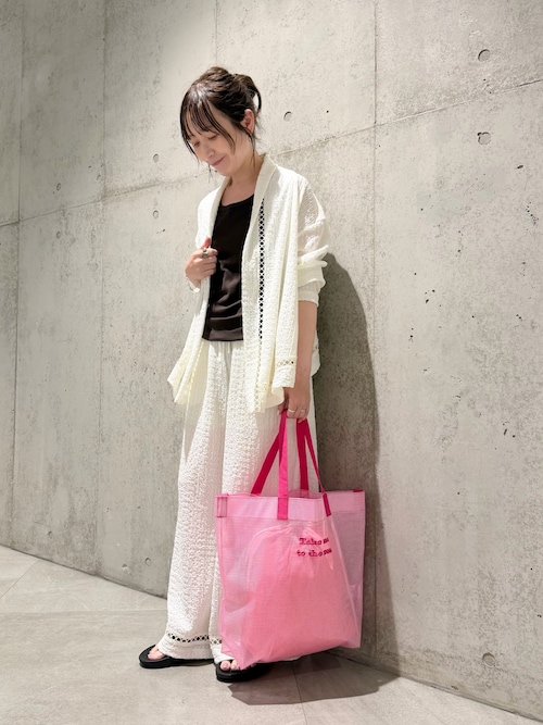 URBAN RESEARCH Sonny Label トートバッグ ポーチ付ビッグプールバッグ