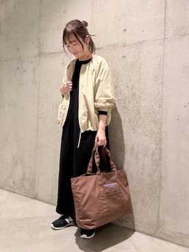 「URBAN RESEARCH Sonny Label（アーバンリサーチサニーレーベル）のアイテム（ジャケット/アウター）」を使った、香織さん（レディース・154cm）の春コーディネート