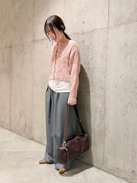 「URBAN RESEARCH Sonny Label（アーバンリサーチサニーレーベル）のアイテム（バッグ）」を使った、香織さん（レディース・154cm）の春コーディネート