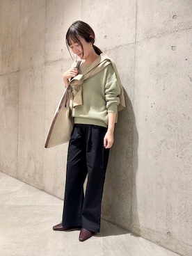 「URBAN RESEARCH Sonny Label（アーバンリサーチサニーレーベル）のアイテム」を使った、香織さん（レディース・154cm）の春コーディネート