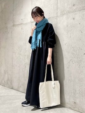 香織さん（レディース・154cm）の冬コーディネート