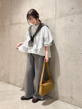「URBAN RESEARCH Sonny Label（アーバンリサーチサニーレーベル）のアイテム（シューズ）」を使った、香織さん（レディース・154cm）の春コーディネート