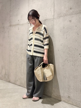 「URBAN RESEARCH Sonny Label（アーバンリサーチサニーレーベル）のアイテム」を使った、香織さん（レディース・154cm）の春コーディネート