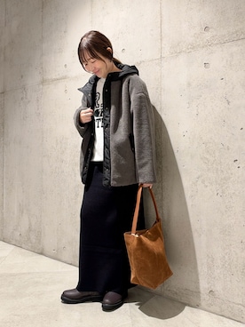 「URBAN RESEARCH Sonny Label（アーバンリサーチサニーレーベル）のアイテム（バッグ）」を使った、香織さん（レディース・154cm）の秋コーディネート