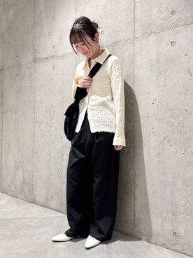 香織さん（レディース・154cm）の春コーディネート