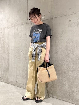 香織さん（レディース・154cm）の春コーディネート