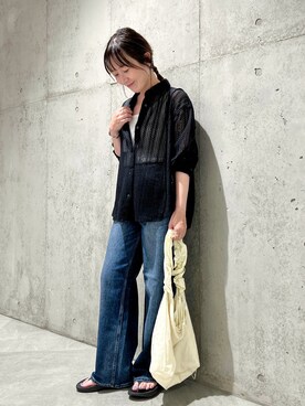 香織さん（レディース・154cm）の夏コーディネート