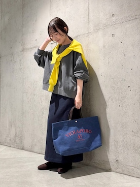 「ロングスカート」｜香織さん（レディース・154cm）の秋コーディネート