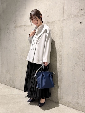 「URBAN RESEARCH Sonny Label（アーバンリサーチサニーレーベル）のアイテム（バッグ）」を使った、香織さん（レディース・154cm）の春コーディネート