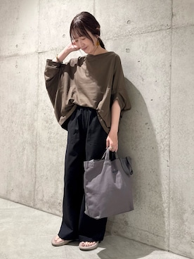 「URBAN RESEARCH DOORS（アーバンリサーチドアーズ）のアイテム」を使った、香織さん（レディース・154cm）の夏コーディネート