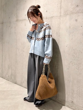 「お洒落さんとつながりたい」｜香織さん（レディース・154cm）の秋コーディネート