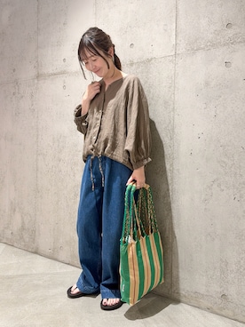 香織さん（レディース・154cm）の春コーディネート