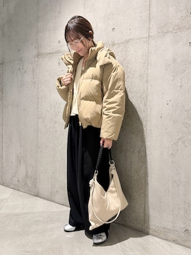 香織さん(レディース・154cm)の冬コーディネート