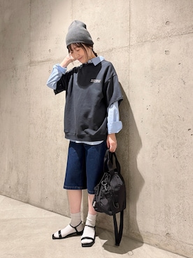 「URBAN RESEARCH Sonny Label（アーバンリサーチサニーレーベル）のアイテム」を使った、香織さん（レディース・154cm）の春コーディネート