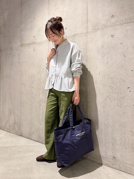 「URBAN RESEARCH Sonny Label（アーバンリサーチサニーレーベル）のアイテム（スニーカー）」を使った、香織さん（レディース・154cm）の秋コーディネート