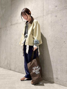 香織さん（レディース・154cm）の春コーディネート