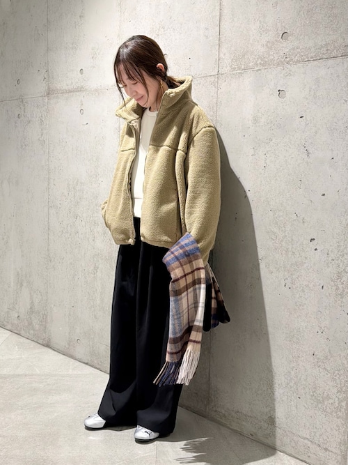 セール】ウールカシミヤチェックワイドマフラー（マフラー）｜URBAN
