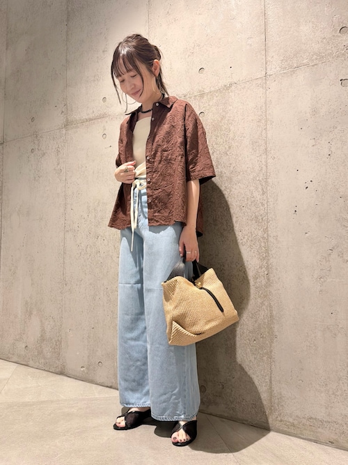 リヨセルコットンドロストワイドデニム（デニムパンツ）｜URBAN