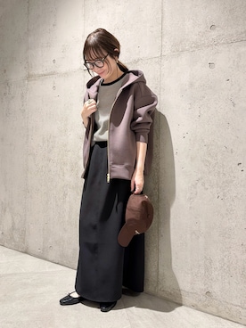 「URBAN RESEARCH Sonny Label（アーバンリサーチサニーレーベル）のアイテム（帽子）」を使った、香織さん（レディース・154cm）の春コーディネート