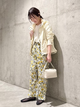 「URBAN RESEARCH Sonny Label（アーバンリサーチサニーレーベル）のアイテム（マウンテンパーカー）」を使った、香織さん（レディース・154cm）の春コーディネート