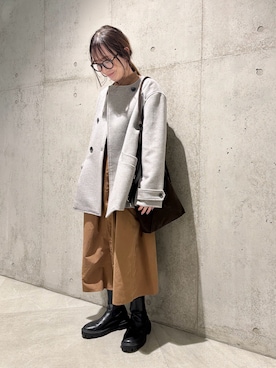 香織さん(レディース・154cm)の冬コーディネート