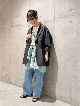 「URBAN RESEARCH Sonny Label（アーバンリサーチサニーレーベル）のアイテム」を使った、香織さん（レディース・154cm）の春コーディネート