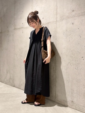 「URBAN RESEARCH Sonny Label（アーバンリサーチサニーレーベル）のアイテム」を使った、香織さん（レディース・154cm）の夏コーディネート