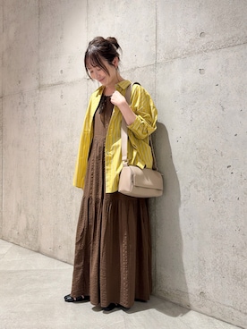 「URBAN RESEARCH Sonny Label（アーバンリサーチサニーレーベル）のアイテム（バッグ）」を使った、香織さん（レディース・154cm）の夏コーディネート