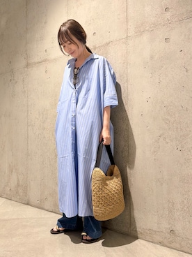 香織さん（レディース・154cm）の夏コーディネート