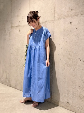 「URBAN RESEARCH Sonny Label（アーバンリサーチサニーレーベル）のアイテム（バッグ）」を使った、香織さん（レディース・154cm）の夏コーディネート