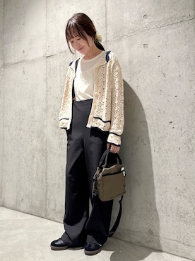 「URBAN RESEARCH DOORS（アーバンリサーチドアーズ）のアイテム」を使った、香織さん（レディース・154cm）の秋コーディネート