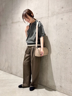 「URBAN RESEARCH Sonny Label（アーバンリサーチサニーレーベル）のアイテム（スニーカー）」を使った、香織さん（レディース・154cm）の夏コーディネート
