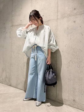 「URBAN RESEARCH Sonny Label（アーバンリサーチサニーレーベル）のアイテム（トップス）」を使った、香織さん（レディース・154cm）の春コーディネート