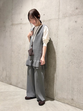 香織さん（レディース・154cm）の春コーディネート