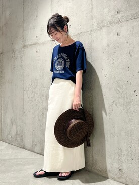 香織さん（レディース・154cm）の夏コーディネート