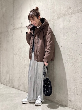 「サニーレーベル」｜香織さん（レディース・154cm）の冬コーディネート