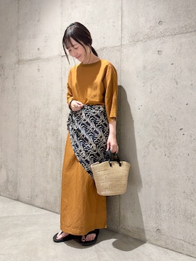 香織さん(レディース・154cm)の春コーディネート