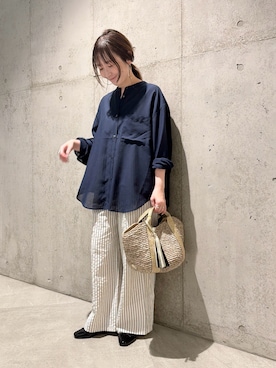「URBAN RESEARCH Sonny Label（アーバンリサーチサニーレーベル）のアイテム」を使った、香織さん（レディース・154cm）の春コーディネート