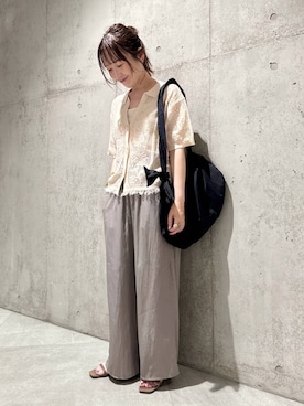 香織さん(レディース・154cm)の夏コーディネート